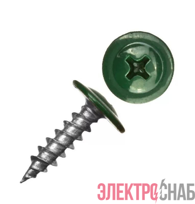 Саморез ШСММ 4.2х16 темн./зел. KP RAL 6005 (уп.20шт) Tech-Krep/Zitar 125487