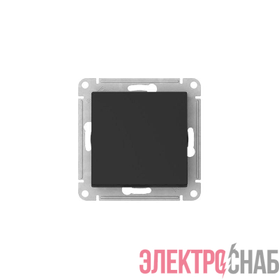 Переключатель 1-кл. AtlasDesign Aqua IP44 (сх. 6) 10AX быстрозажим. клем. механизм карбон SE ATN441061S
