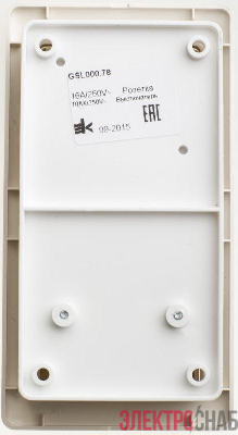 Блок комбинированный Glossa (розетка с заземл. защ. шторки + 3-кл. выкл.) беж. SE GSL000278