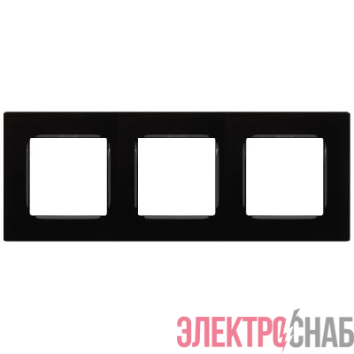 Рамка 3-м 12-5203-06 Классик черн. Эра Б0067694