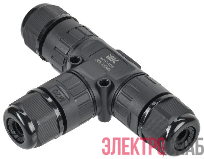 Коннектор кабельный герметичный WTP-106 3 PIN IP68 IEK UWC10-T-016-3-68
