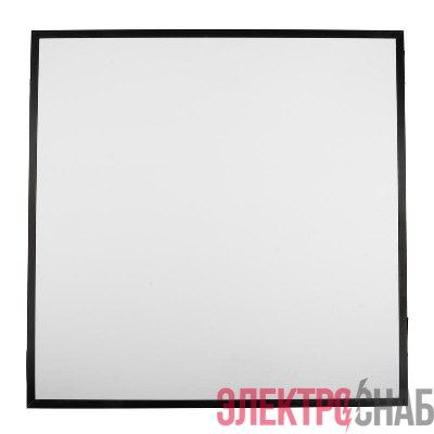 Светильник светодиодный ДВО PPL 588/G OPAL 40Вт 6500К IP40 588х588х25мм BLACK Грильято Pro JazzWay 5062047