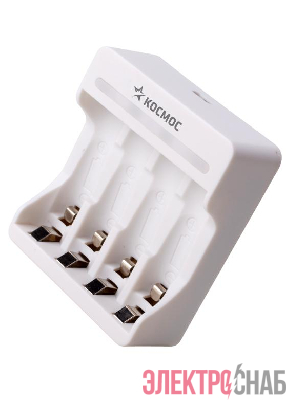 Устройство зарядное для аккум. батареек AA; AAA 4 слота КОСМОС KOC803USB