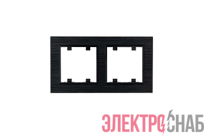 Рамка 2-м Karea LINE STAR чер. Makel 86054702