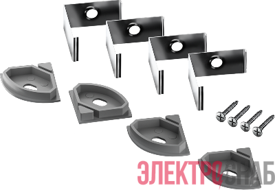 Комплект клипс 91 947 ИМПСЛ-04 (4 крепежные клипсы с заглушками) для ИПСЛ-04 Innolux 91947