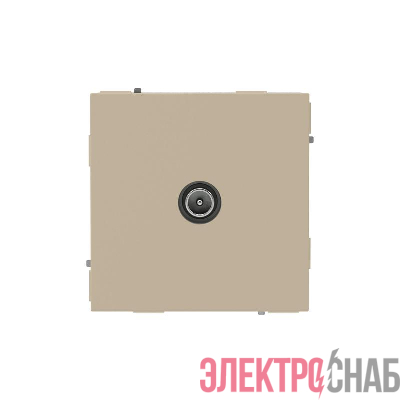 Розетка телевизионная оконечная TV KANT ванильн. марципан DKC 7015523