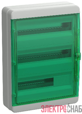 Корпус пластиковый КМПн-54 IP65 зел. прозр. дверь TEKFOR IEK TF5-KP72-N-54-65-K03-K06
