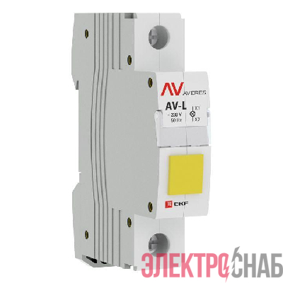 Лампа сигнальная AV-L желт. EKF av-l-yellow-averes