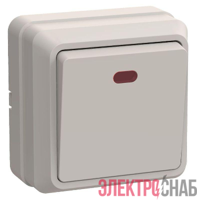 Выключатель 1-кл. ОП Октава 10А IP20 ВС20-1-1-ОКм с индикацией крем. GENERICA EVO11-K33-10-DC