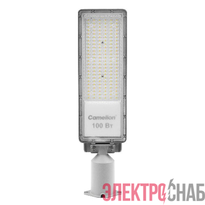 Светильник THL-1006 100Вт 5700К IP65 12000лм 180-240В 500х130х79 КСС "Ш" 1/10 ПВ уличный Camelion 16342