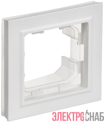 Рамка 1-м BRITE РУ-1-БрАБ-44 IP44 арктич. бел. IEK BR-M12-44-K91