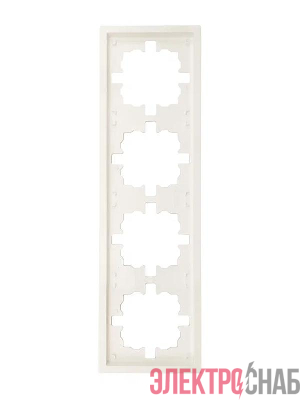Рамка 4-м ZIMA горизонт. сл. кость LEZARD 704-9000-149