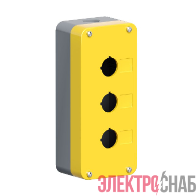 Корпус под кнопочный пост 3 места DKC MC03