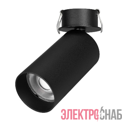 Светильник светодиодный SP-GABI-BUILT-FLAP-R60-12W Day4000 (BK 60 deg 230В) IP40 металл Arlight 052358