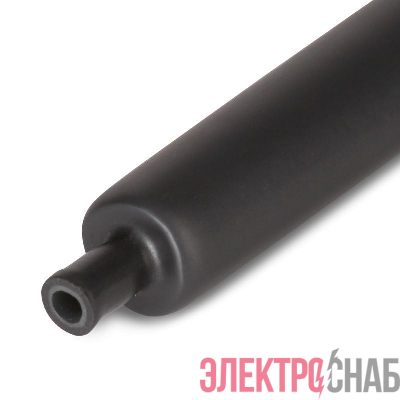 Трубка термоусадочная клеевая ТТК(2:1)-30/15 черн. КВТ 101548