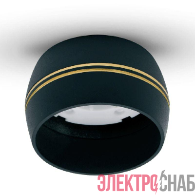 Светильник встраиваемый IP20 металлический под лампу GX53 LGX53-03 C02 черн. Camelion 15398