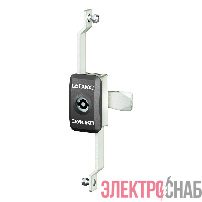 Ручка с личинкой под двойн. бородку 3мм для навесных корпусов пластик черн. DKC R5CE200N