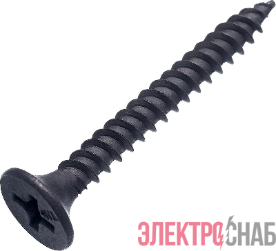Саморез гипрок-металл 3.5х25 потай част. резьба оксид (уп.30шт) европодвес СТРОЙМЕТИЗ 2020041