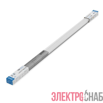 Светильник светодиодный Ultracompact 18Вт 6500К IP65 1800лм 1035х39х31.5мм линейный матов. с БАП 90мин GAUSS 143424318A