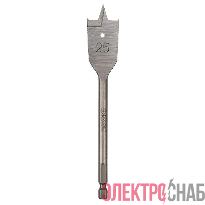 Сверло перовое по дереву 25мм (шестигранный хвостовик) Kranz KR-91-0670