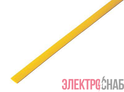 Трубка термоусадочная 5.0/2.5 1м желт. Rexant 20-5002