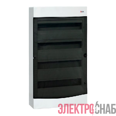 Щит распределительный навесной Unix 4x18мод. IP41 прозр. дверь PROxima EKF ux-4x18-n