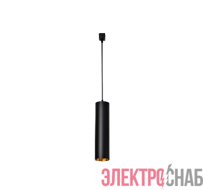 Светильник светодиодный трековый PTR 2310 10Вт 4000К IP40 30град. 400мм на подвесе 1м BL черн. Pro JazzWay 5031487