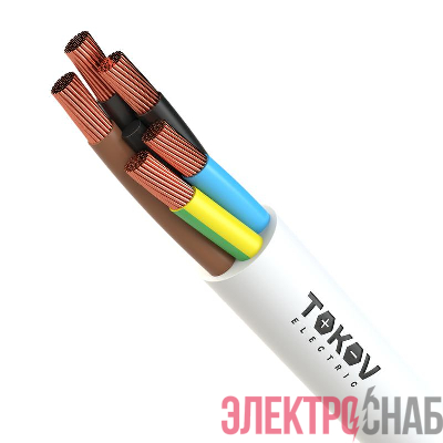 Провод TOKOV ELECTRIC ПВС 5х16(4х16+1х16) 380В (м) 1945510