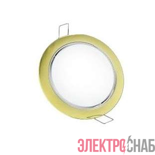 Светильник PGX70 15254.3 40Вт GX70 IP20 121х54мм встраив. глянцевый зол. JazzWay 1027658