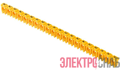 Маркер открытого типа KE 1.5-2.5кв.мм символ "K" (уп.200шт) IEK UMK-KE2-K
