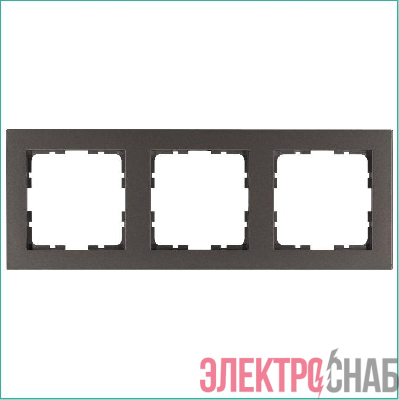 Рамка 3-м G-Classic мокко Jasmart G1003Z