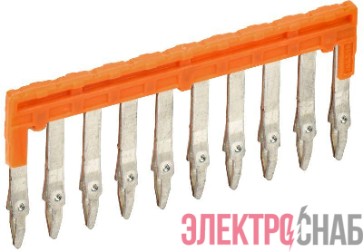 Перемычка гребенчатая для CP 2.5кв.мм 10PIN IEK YCT20-00-K03-002-EC-10P