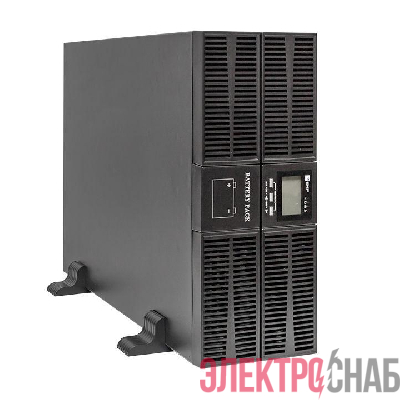 Источник бесперебойного питания двойн. преобразования E-Power SW900G4 6000В.А 1ф для монтажа в стойку 230В с АКБ 16х12В 7А.ч EKF SW960G4-RT-B
