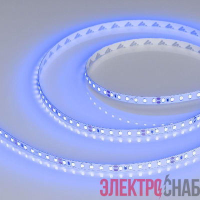 Лента светодиодная RT-A120-8mm 24V Blue 9.6Вт/м IP20 2835 (уп.5м) Arlight 0087833)