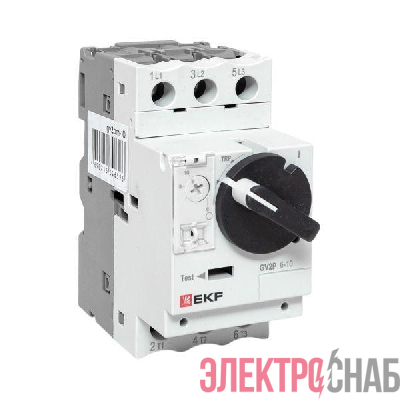 Выключатель автоматический для защиты двигателя GV2P 6.3-10А EKF gv2pm-10