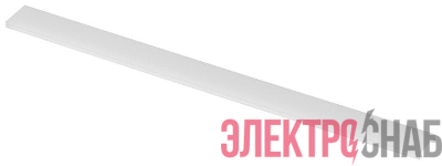 Экран 6814-2 из поликарбоната для профиля 6814 1шт матов. Эра Б0062784