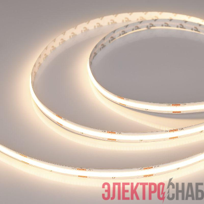 Лента светодиодная COB-X420-10mm 24V Warm 3000К 4.8Вт/м IP20 (уп.15м) Arlight 048823