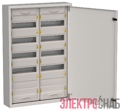 Корпус ЩРн-120 (2х60) TITAN 5 835х570х140 IP31 метал. сер. IEK TI5-50-N-2X060-31-7035