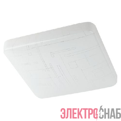 Светильник светодиодный Классик SPB-6-18 Nancy S квадратный потолочный без ДУ ЭРА Б0051092