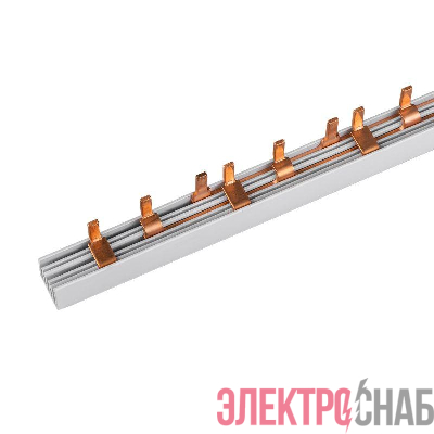 Шина соединительная типа PIN штырь 3Р 100А 1м Rexant 11-2244