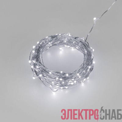 Гирлянда светодиодная ARD-DEW-HOME-10000-CLEAR-100LED-LIVE White6000 5V USB ПДУ IP20 Ardecoled 048709