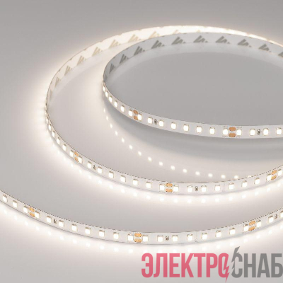 Лента светодиодная RT-A128-8mm 24V Day 4000К 10Вт/м IP20 высок. эффект. 150лм/Вт (уп.5м) Arlight 0362111