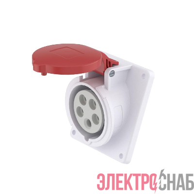 Розетка скрыт. уст. 32А 400В 3P+E+N с наклоном IP44 DKC DIS4133267