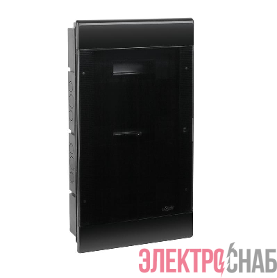 Щиток СП Тусо 36мод. с двер. 547х299х103мм черн. Ruvinil 68136Ч