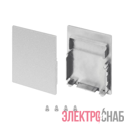 Заглушка SL-LINE-4050-3L-LOW глухая пластик (комплект) Arlight 044674