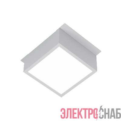 Светильник светодиодный DL-GRIGLIATO-S90x90-6W Warm3000 (GR 90 deg 230) IP40 металл Arlight 051139