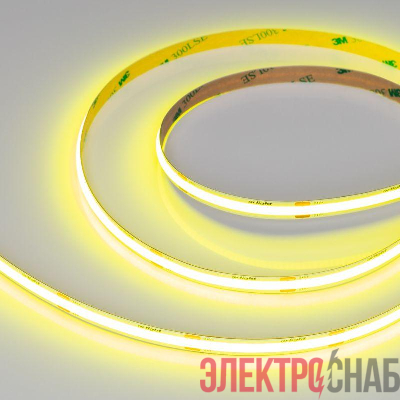 Лента светодиодная COB-X480-8mm 24V Yellow Volt 8Вт/м IP20 (уп.5м) Arlight 047737