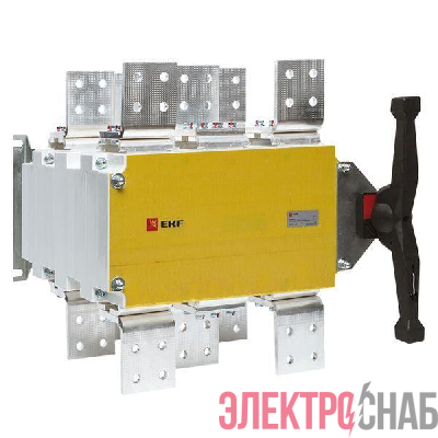 Рубильник-переключатель 3п 2000А с рукояткой управления для прямой установки PowerSwitch EKF pscs-2000-3