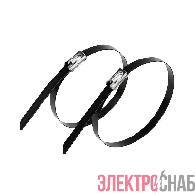 Хомут кабельный 4.6х200 сталь с полимерным покрытием (уп.50шт) Rexant 07-0208-5