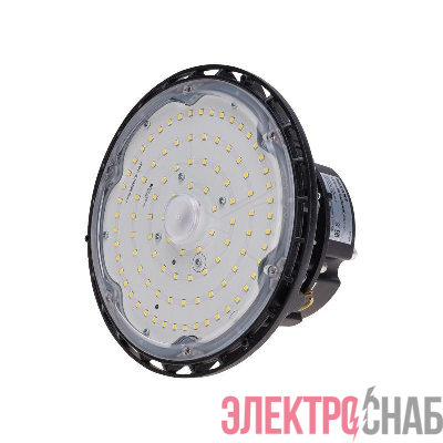 Светильник светодиодный ДСП 01 100Вт 6500К IP65 10000лм черн. для высоких пролетов Rexant 607-299